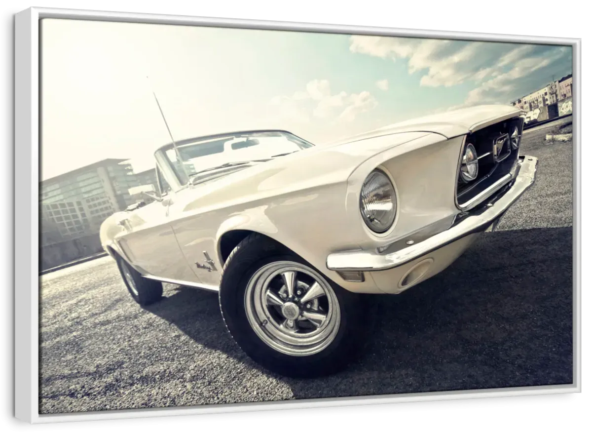 1968 Ford Mustang Convertible Car Wall Art
