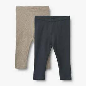2 Leggings Jules - navy