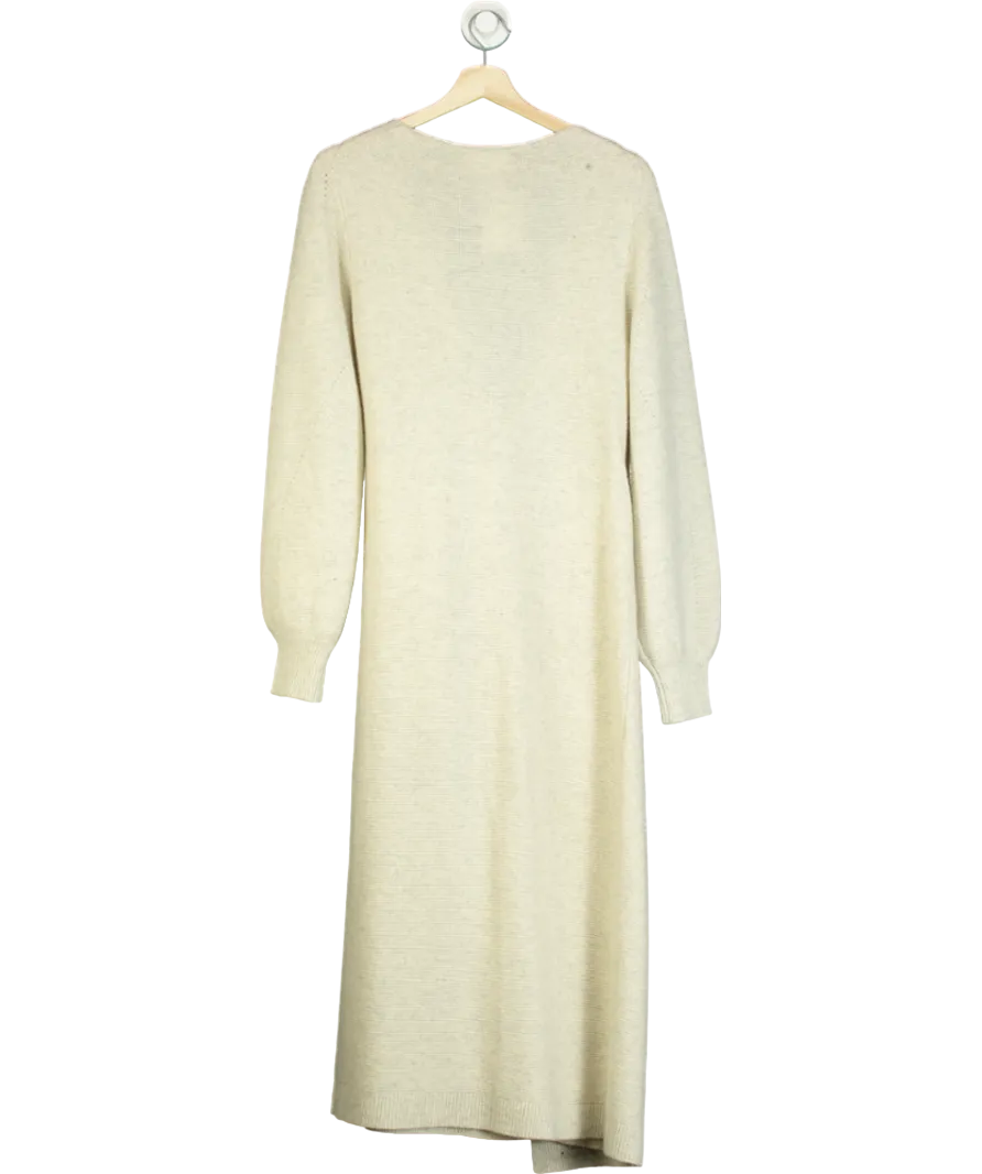 Designers Remix Cream Carmen Robe Dress UK S
