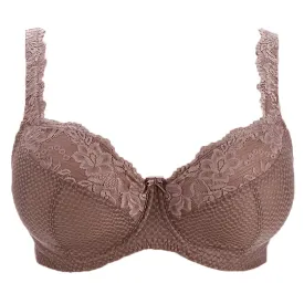 FFY Serena Lace Underwire Full Coverage Bra, Taupe