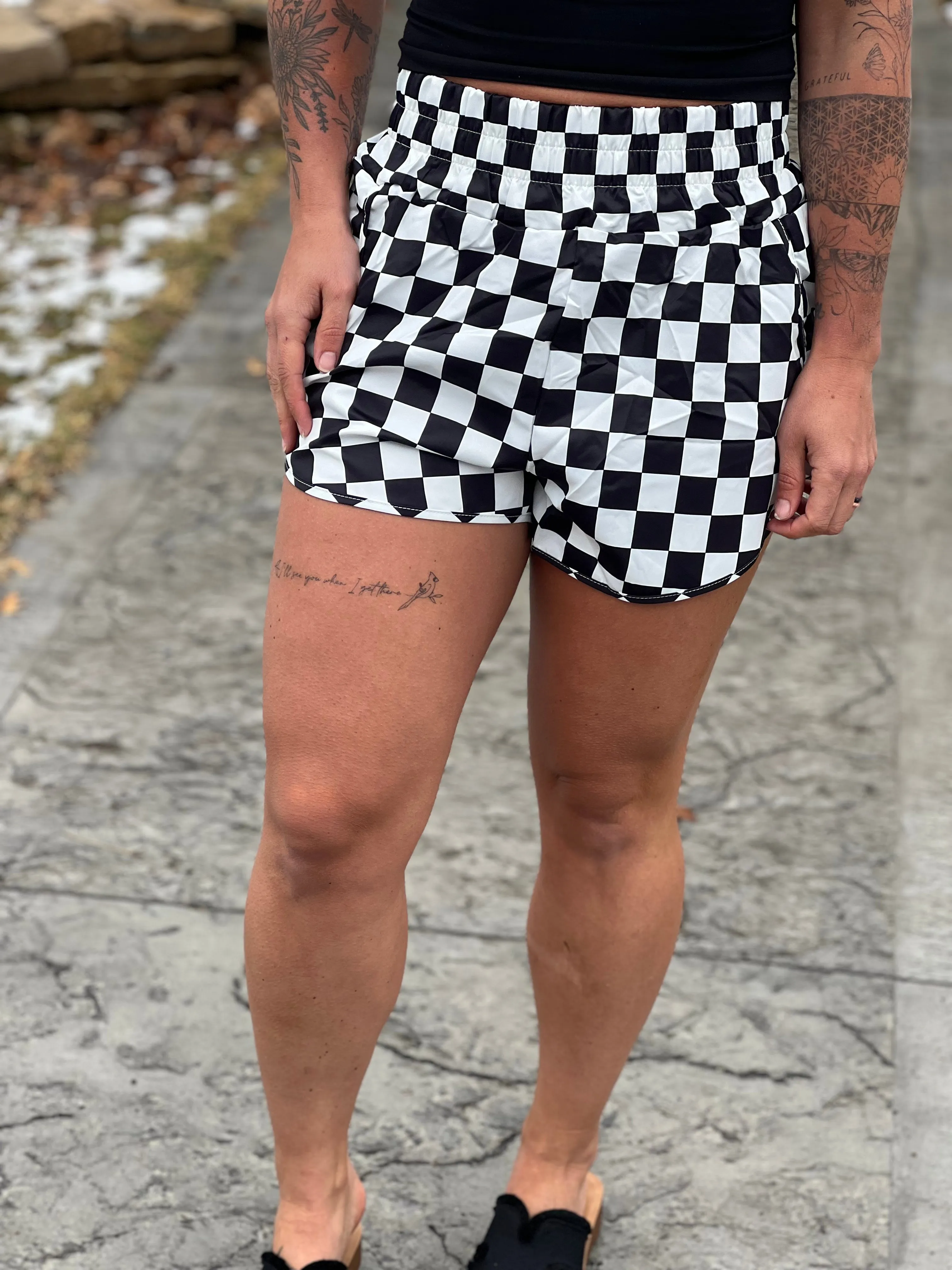 Indy Checkered Shorts