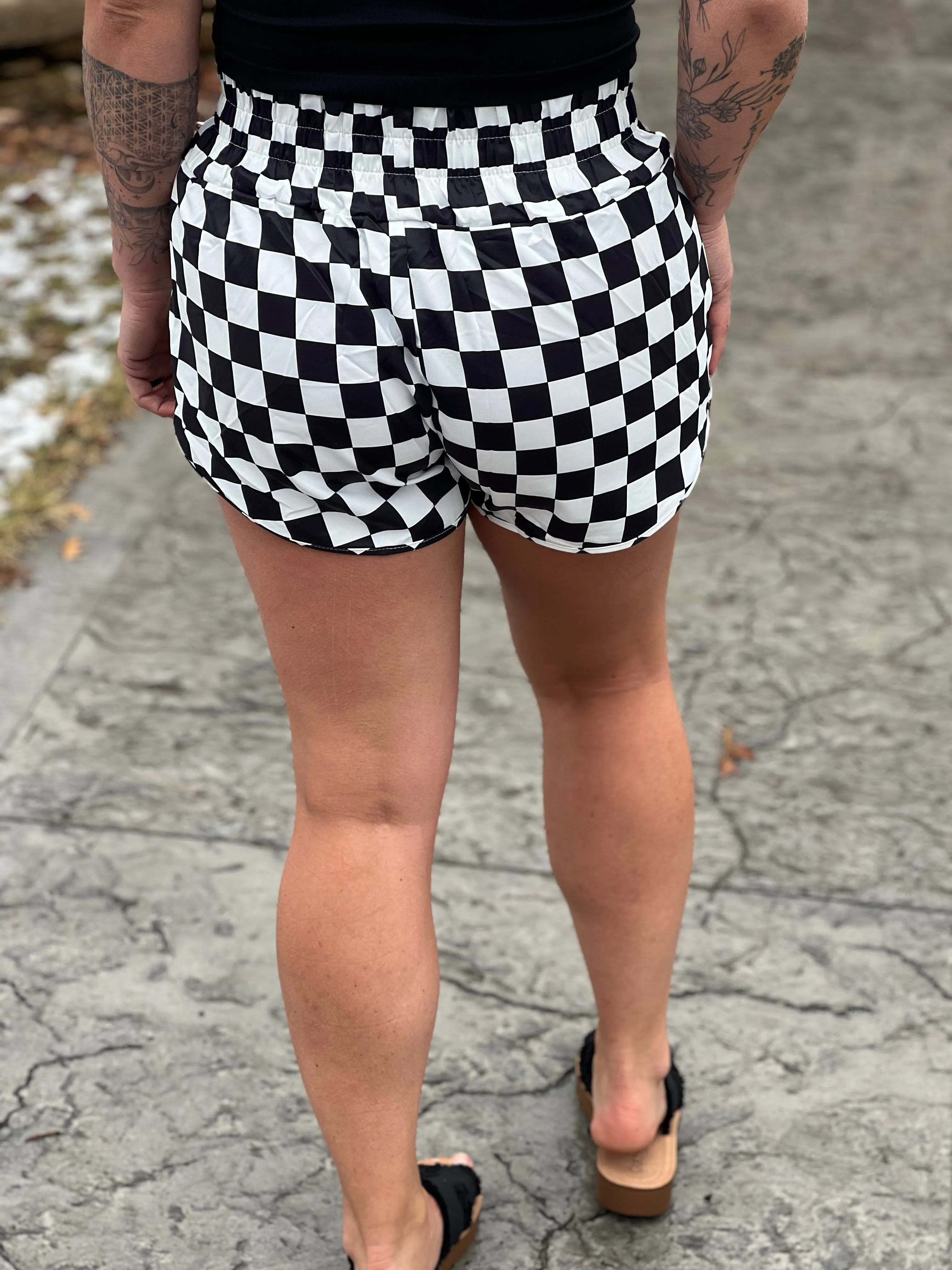 Indy Checkered Shorts