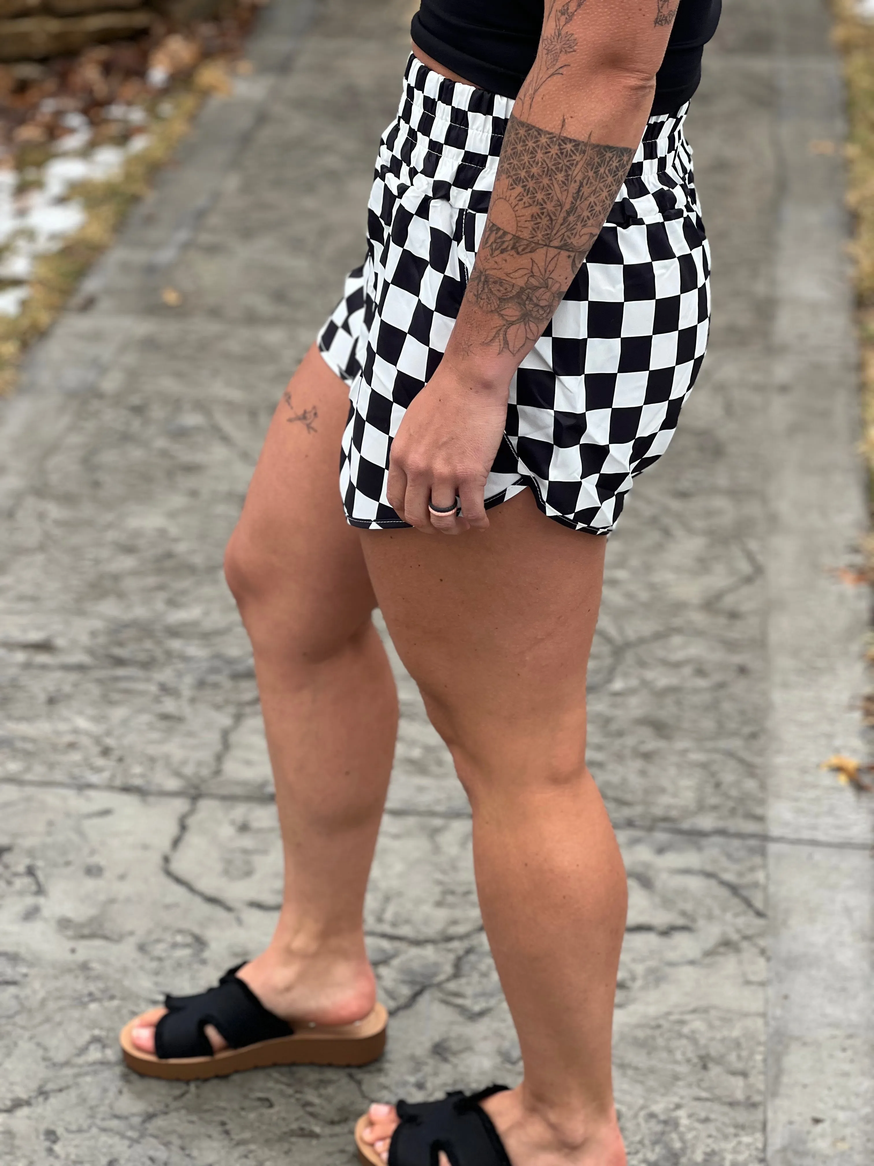 Indy Checkered Shorts