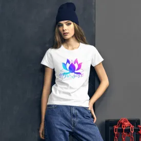 Rainbow lotus yoga shirt