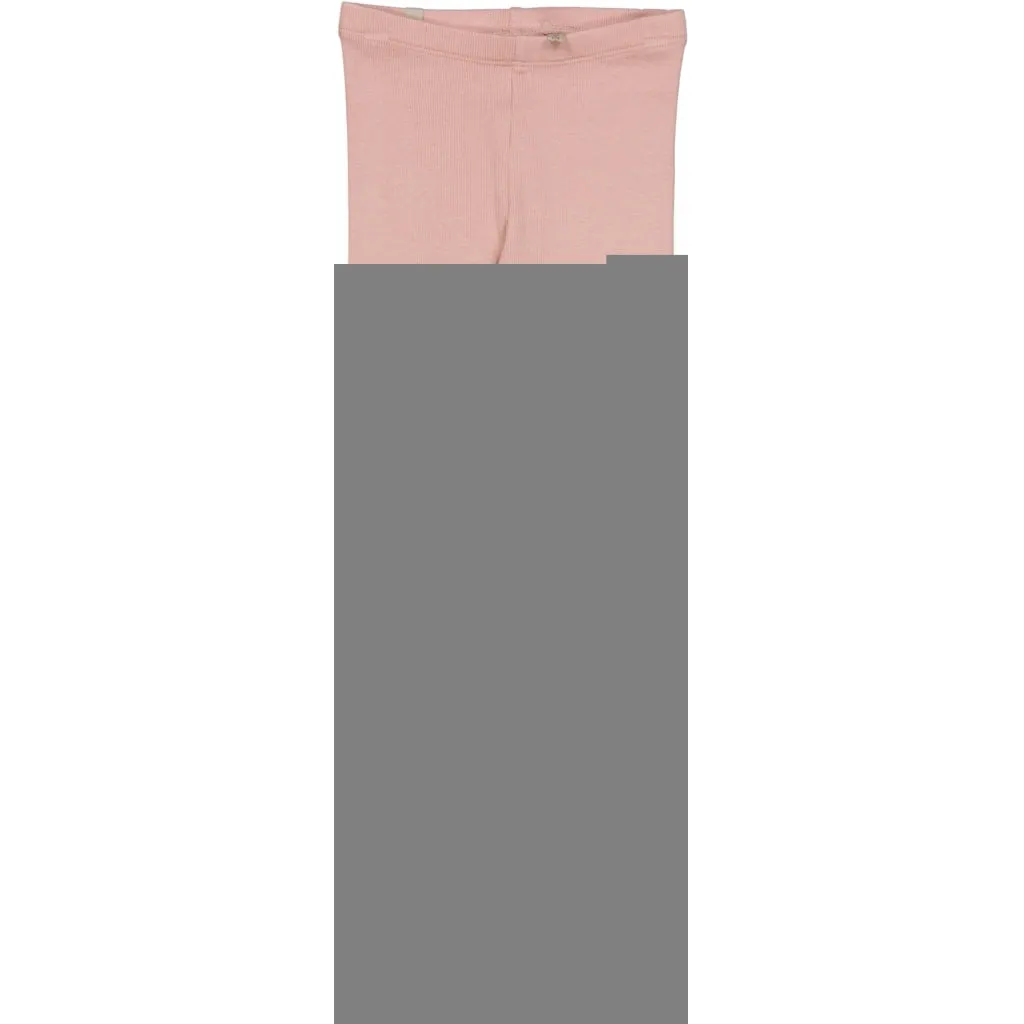 Rib Leggings - misty rose