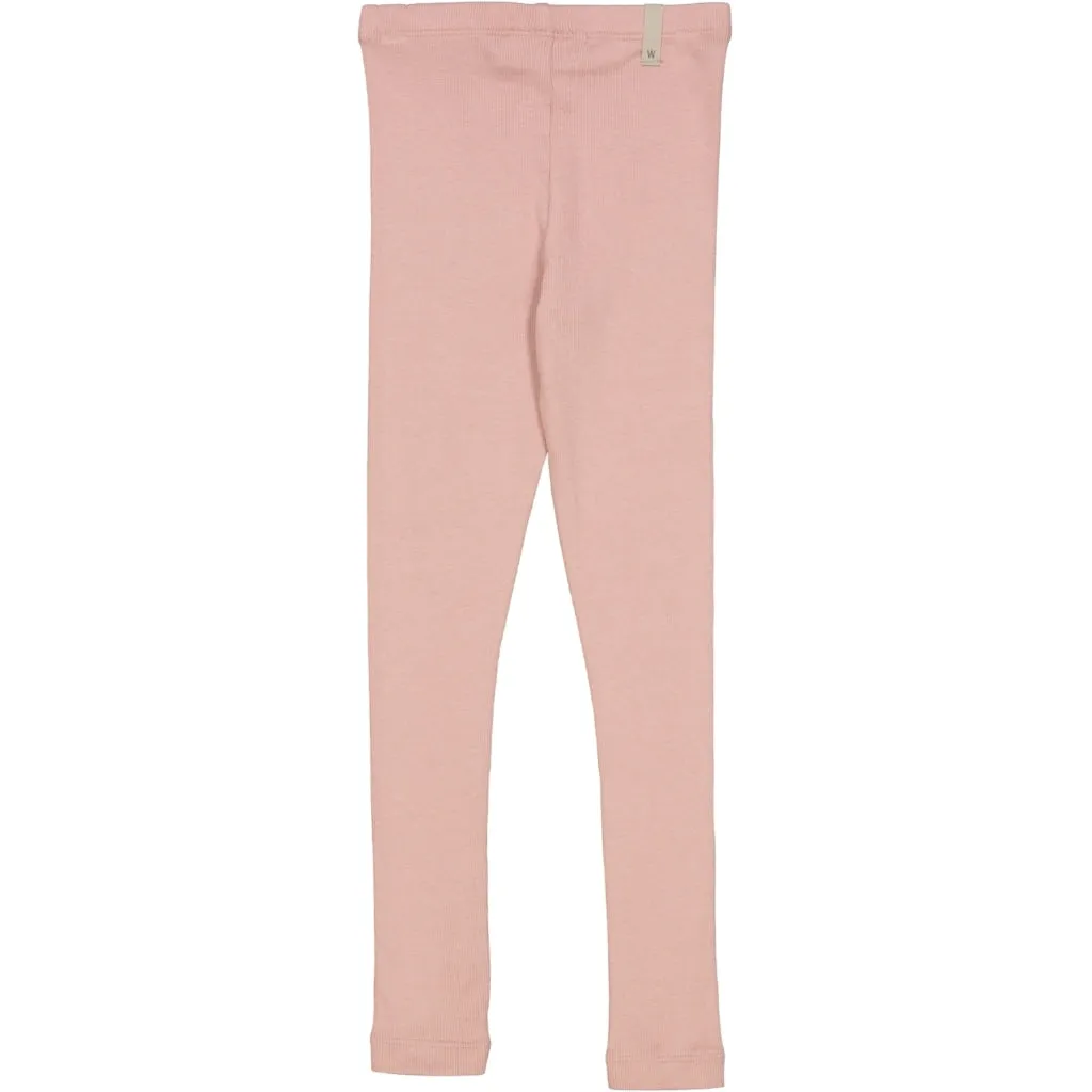 Rib Leggings - misty rose