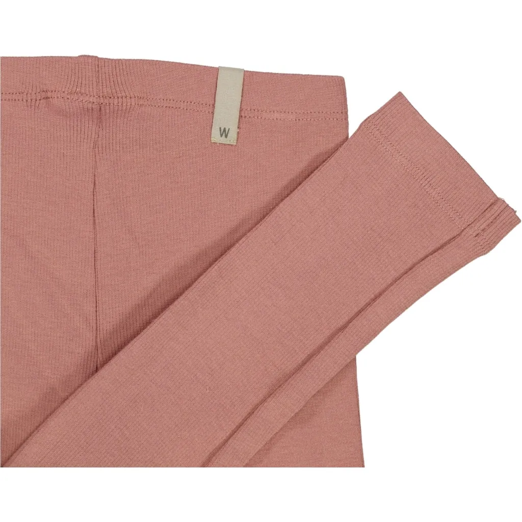 Rib Leggings - rose cheeks