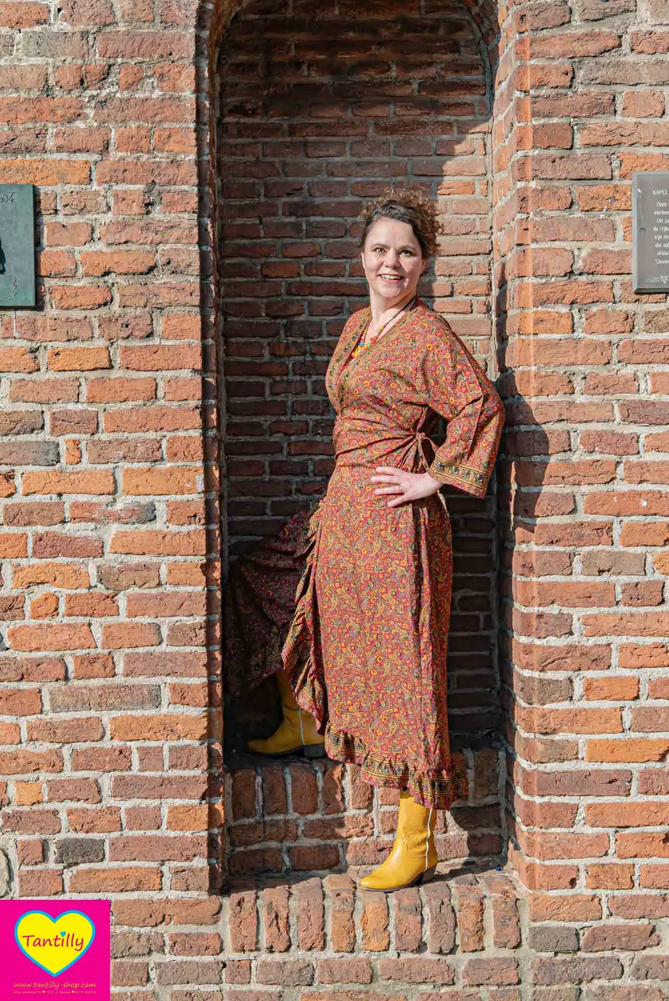 Royal Maxi zijdemix jurk- bordeaux