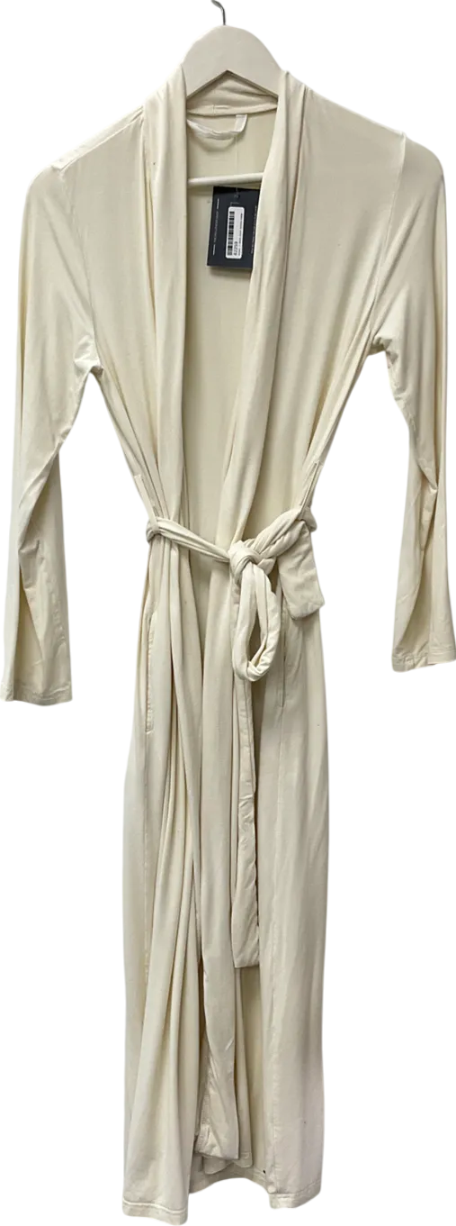 serena day Cream Long Belted Robe UK S