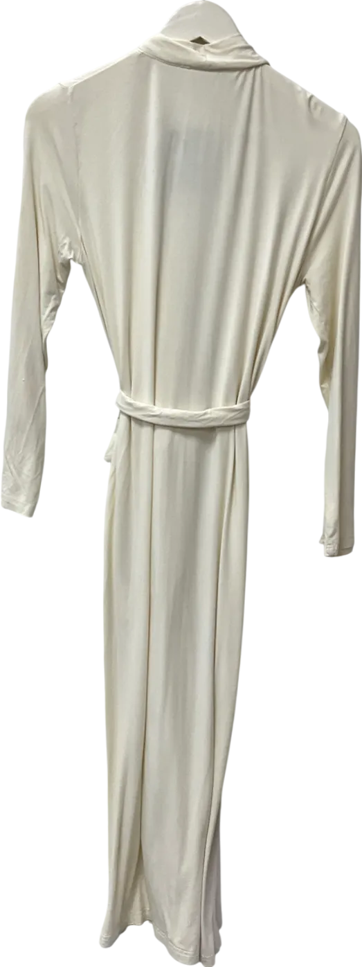 serena day Cream Long Belted Robe UK S