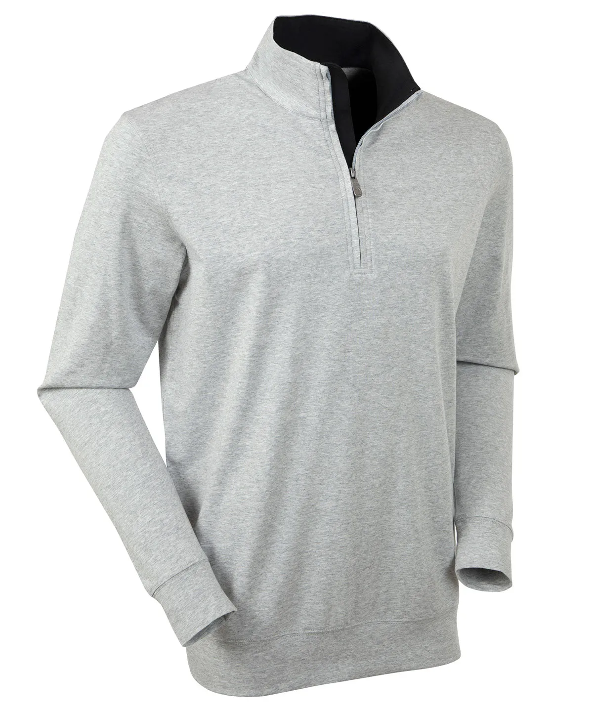Signature Liquid Cotton Performance Long-Sleeve Quarter-Zip Pullover
