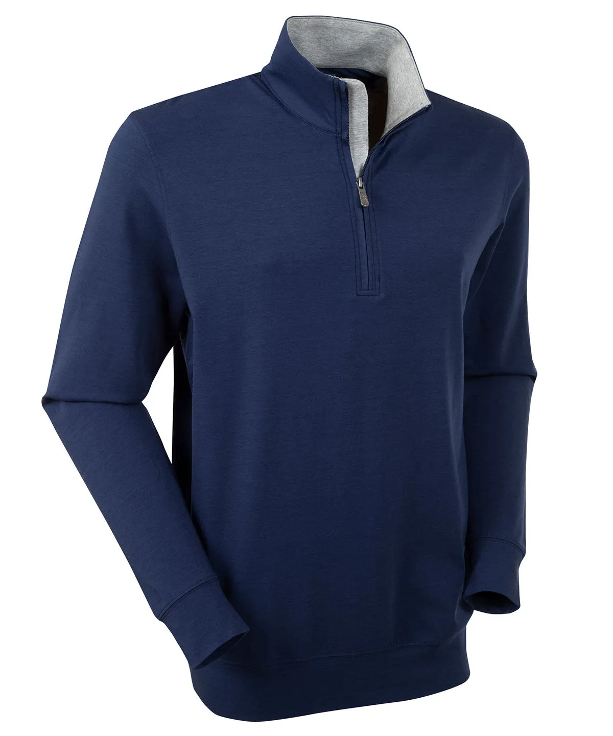 Signature Liquid Cotton Performance Long-Sleeve Quarter-Zip Pullover