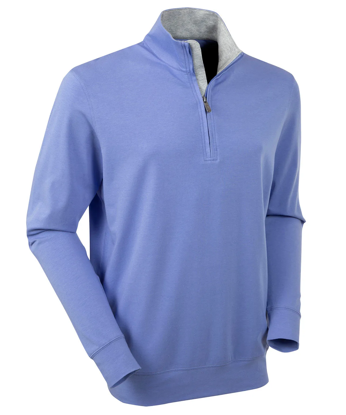 Signature Liquid Cotton Performance Long-Sleeve Quarter-Zip Pullover