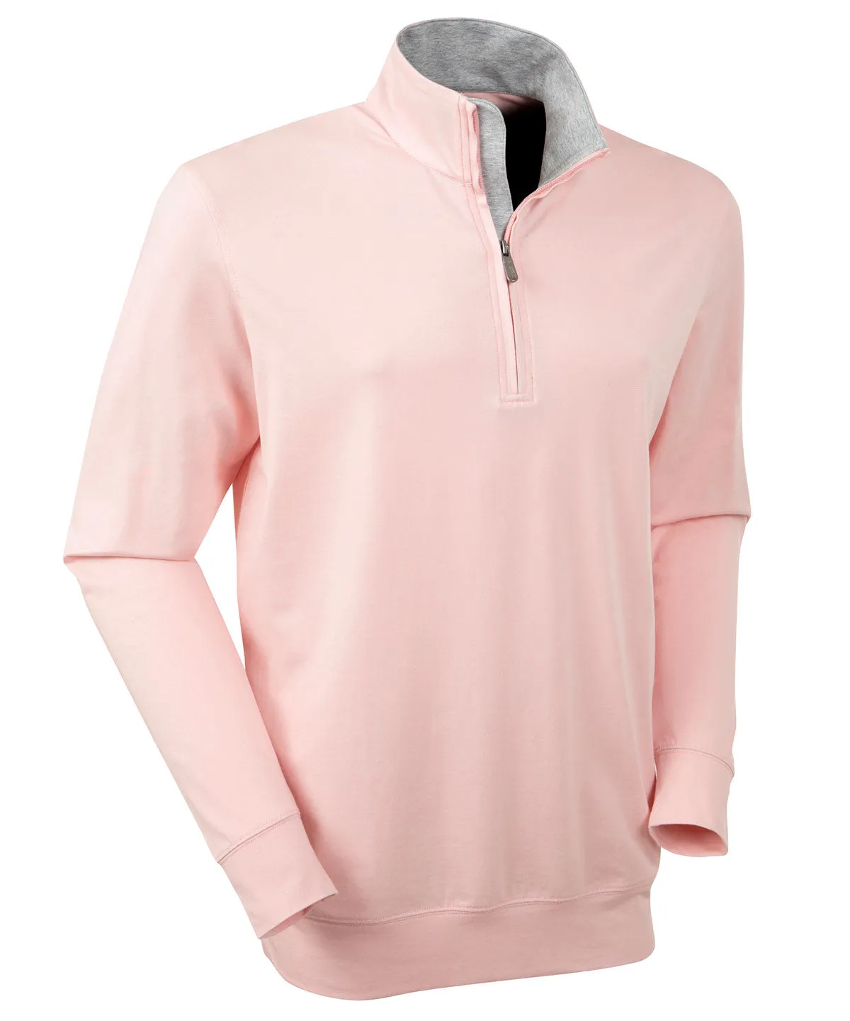 Signature Liquid Cotton Performance Long-Sleeve Quarter-Zip Pullover