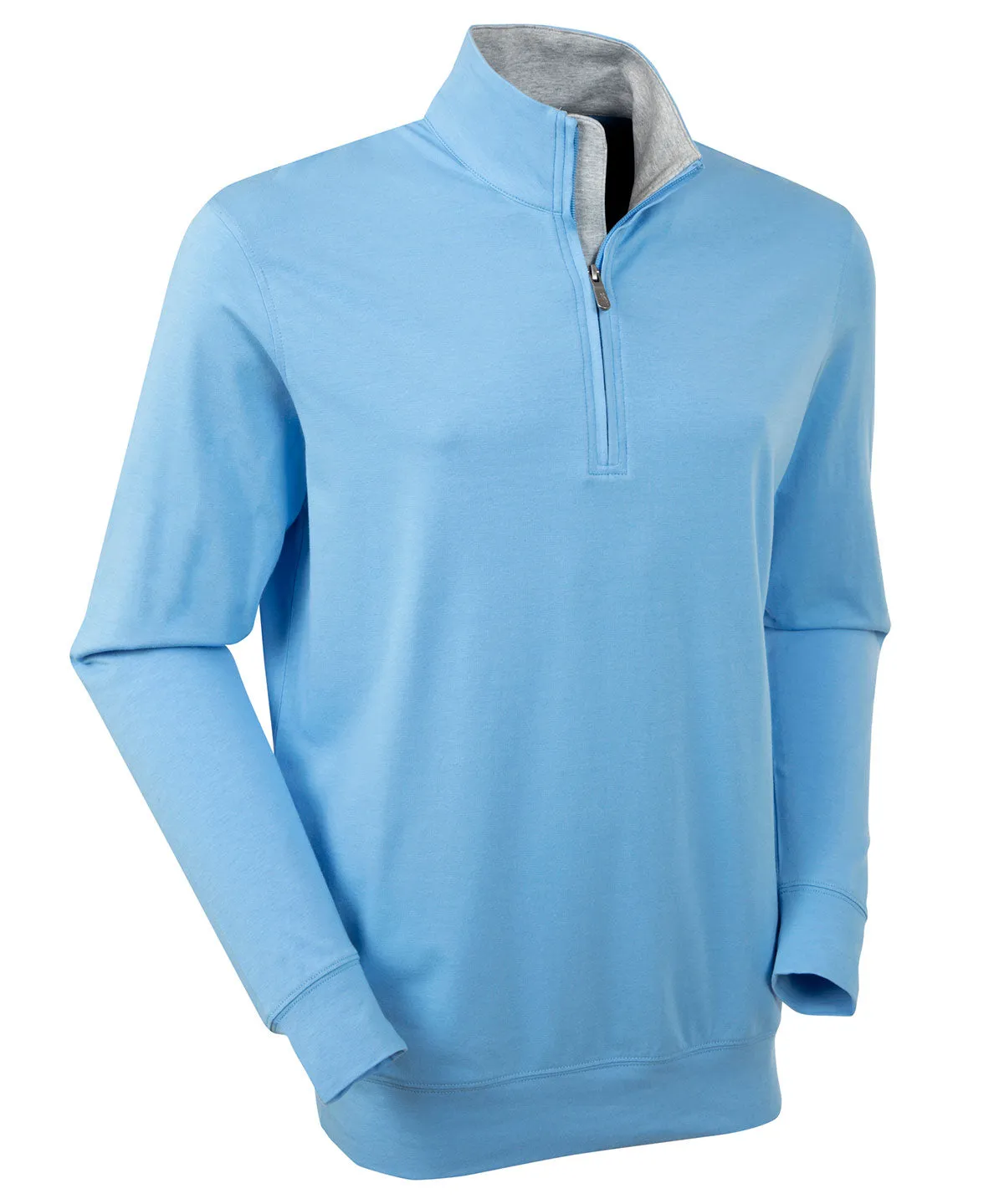 Signature Liquid Cotton Performance Long-Sleeve Quarter-Zip Pullover