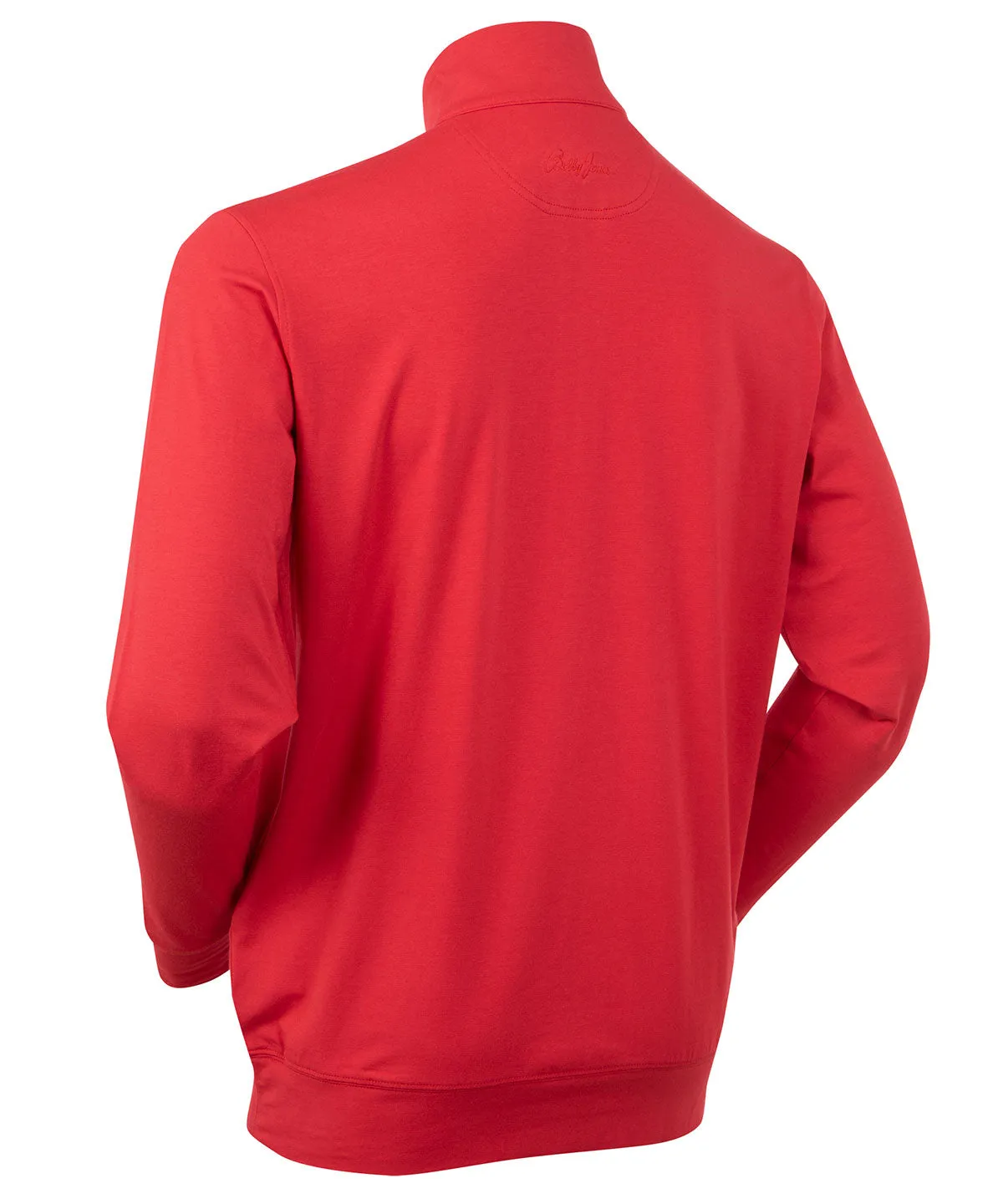 Signature Liquid Cotton Performance Long-Sleeve Quarter-Zip Pullover