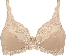 Simone Perele 3 Part Cup Minimizer Underwire Bra, Nude
