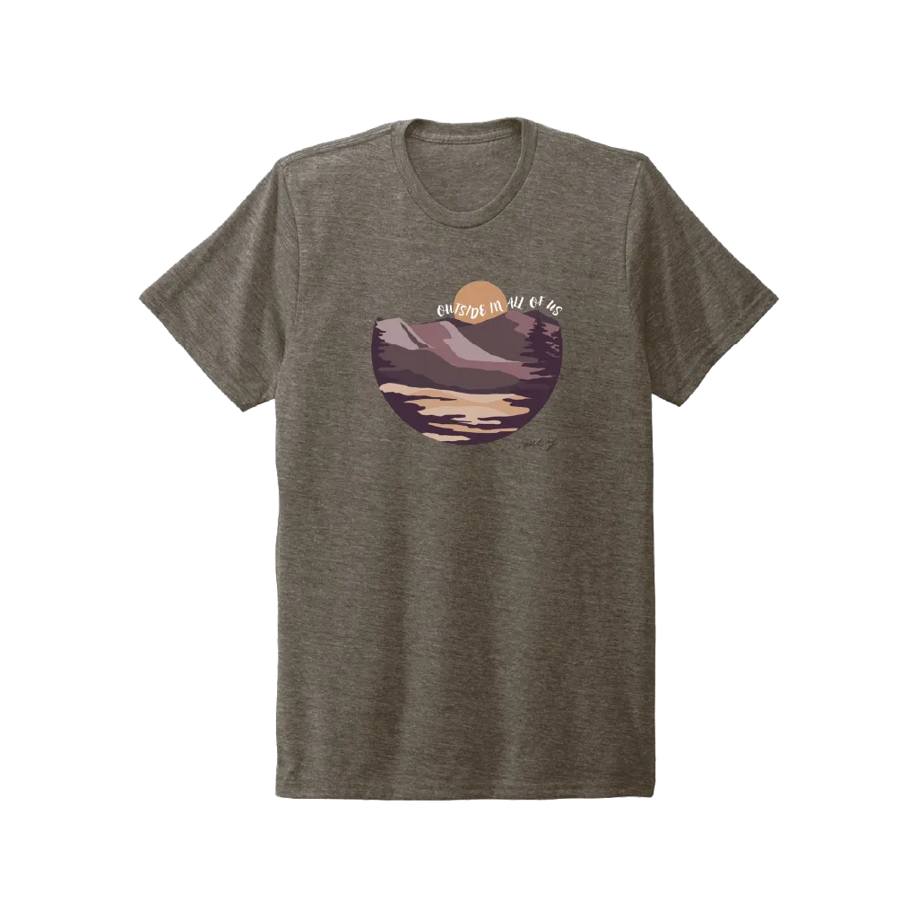 Summit Serenity Tee - Earthy Brown