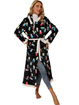 TEEK - Tie Waist Hooded Robe