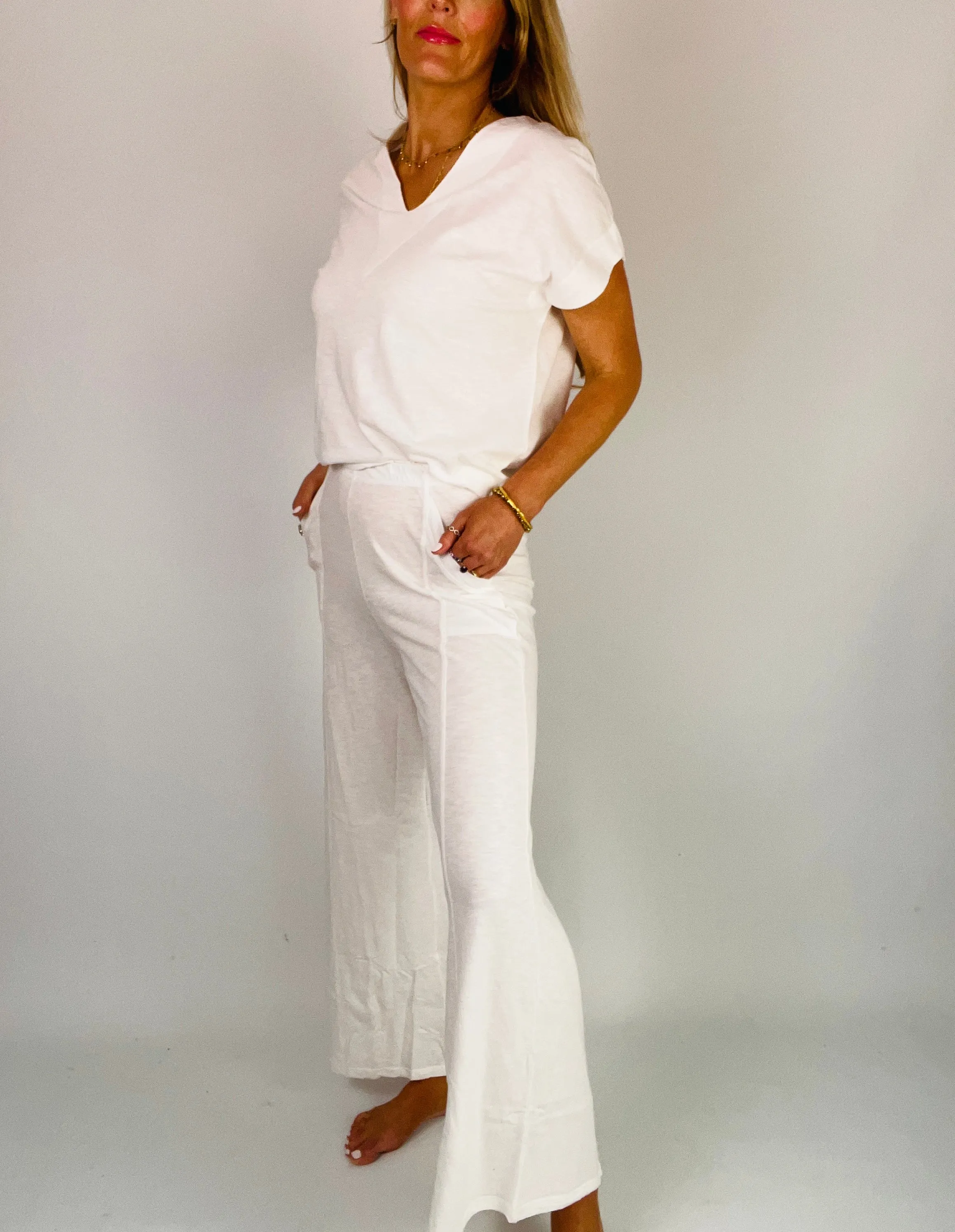 Yoga Trousers White